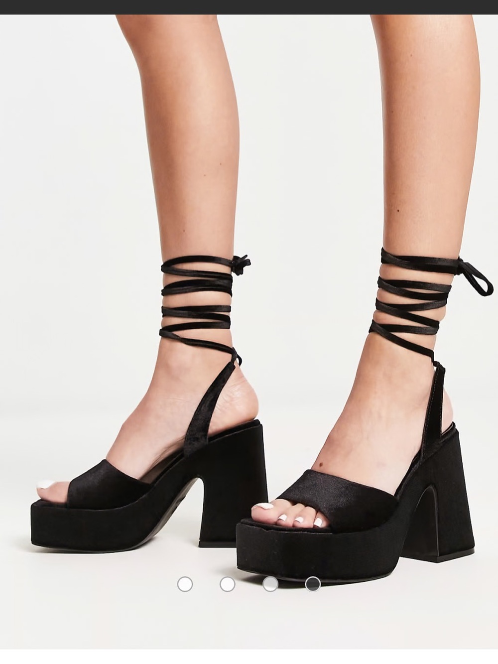 Lace up heels